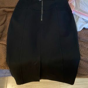Burberry London Adjustable Back Corset Knit Skirt